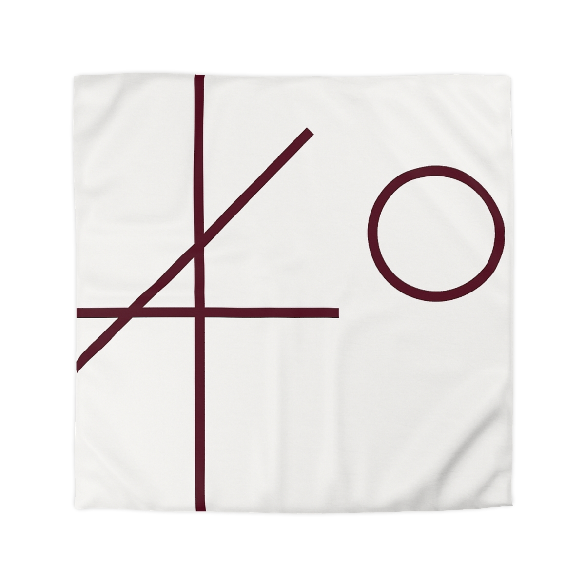 Intersecting Bar Triad With Open Circle unique patterned duvets