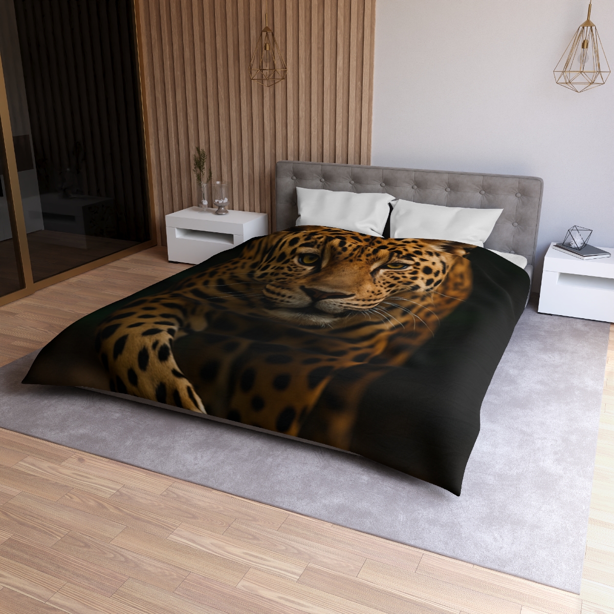 Shadow Mosaic Jaguar unique patterned duvets