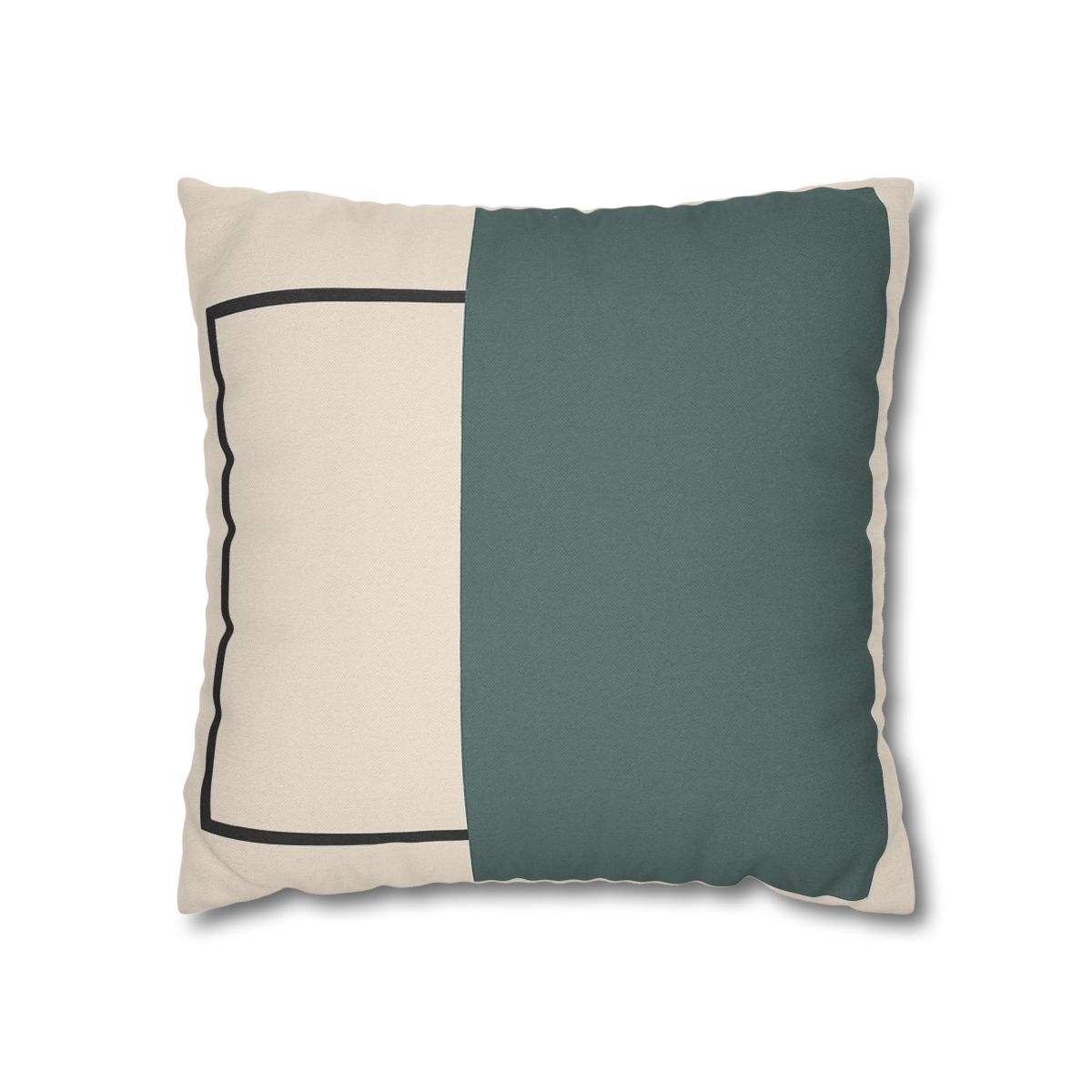 Offset Rectangle Pause personalized pillow covers
