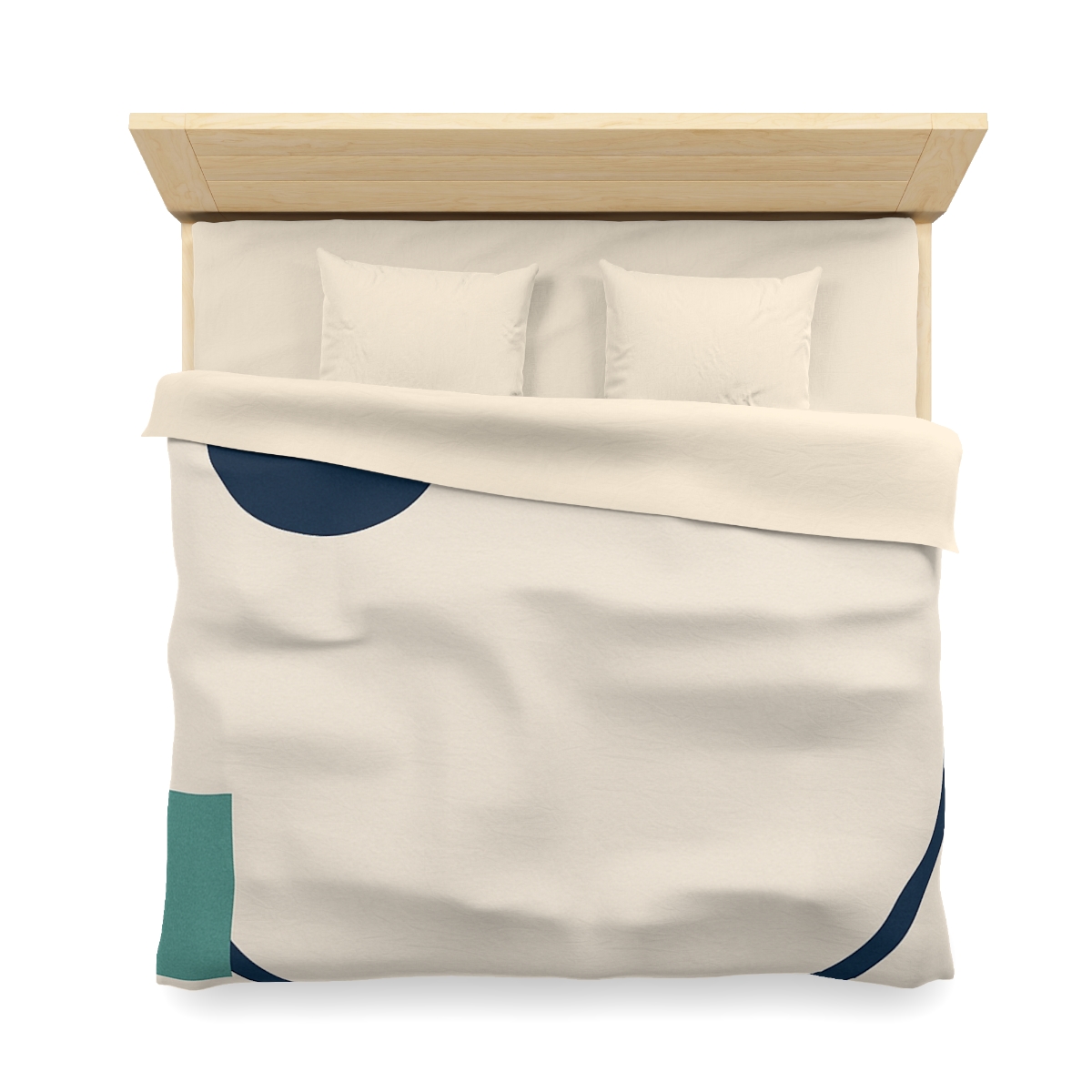 Staggered Arc With Three Points designer printed duvets