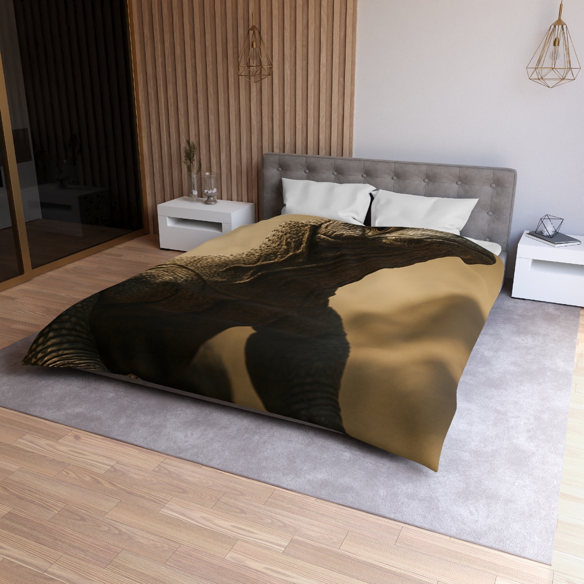 Ancient Sentinel Komodo Dragon unique patterned duvets