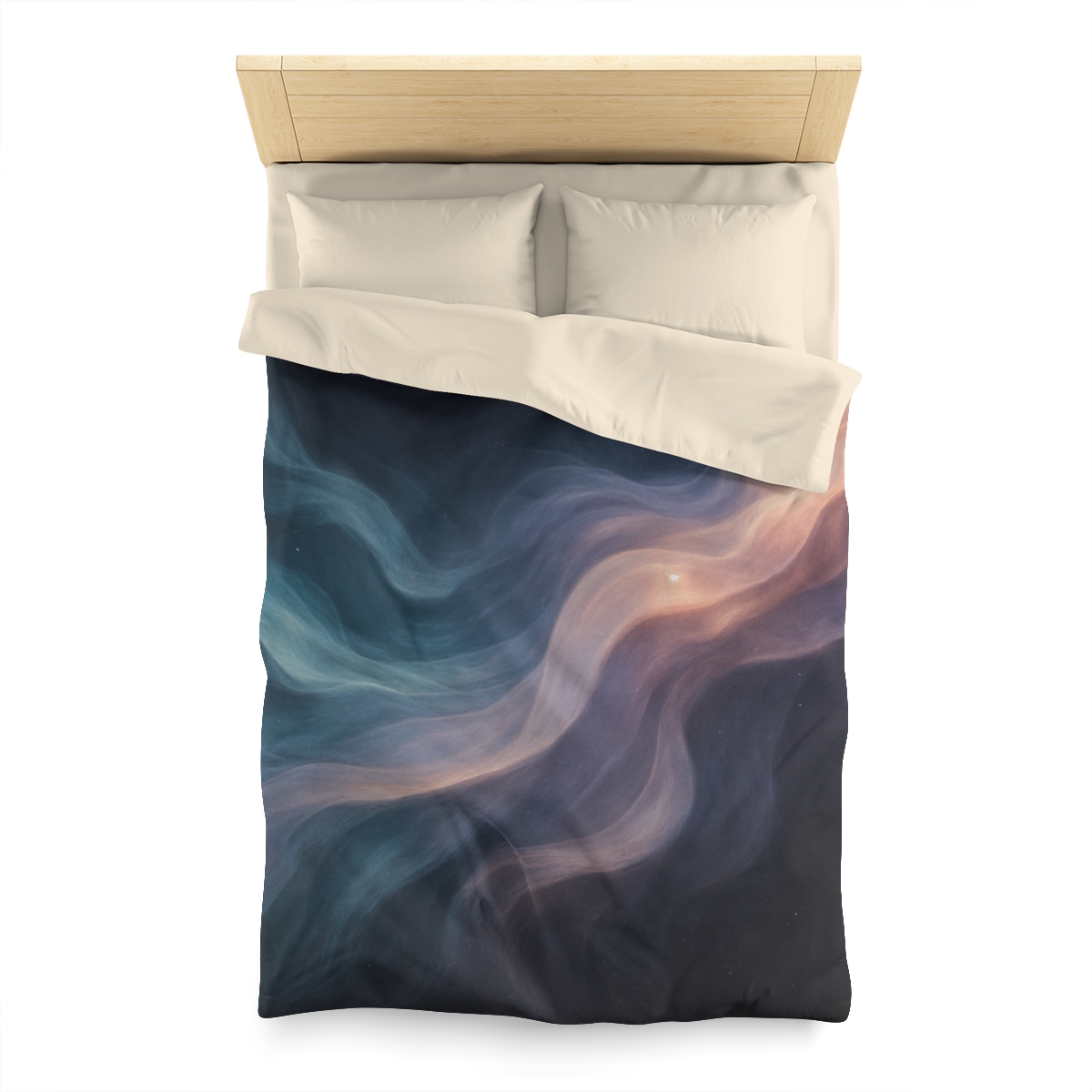 Prismatic Nebula Silk Drift personalized bedding duvets