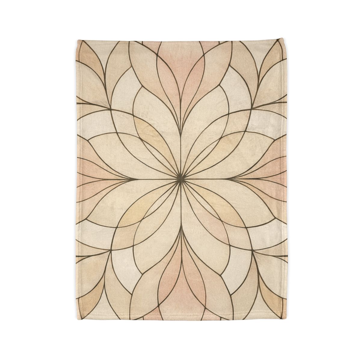 Petal Prism Lattice soft fleece blankets