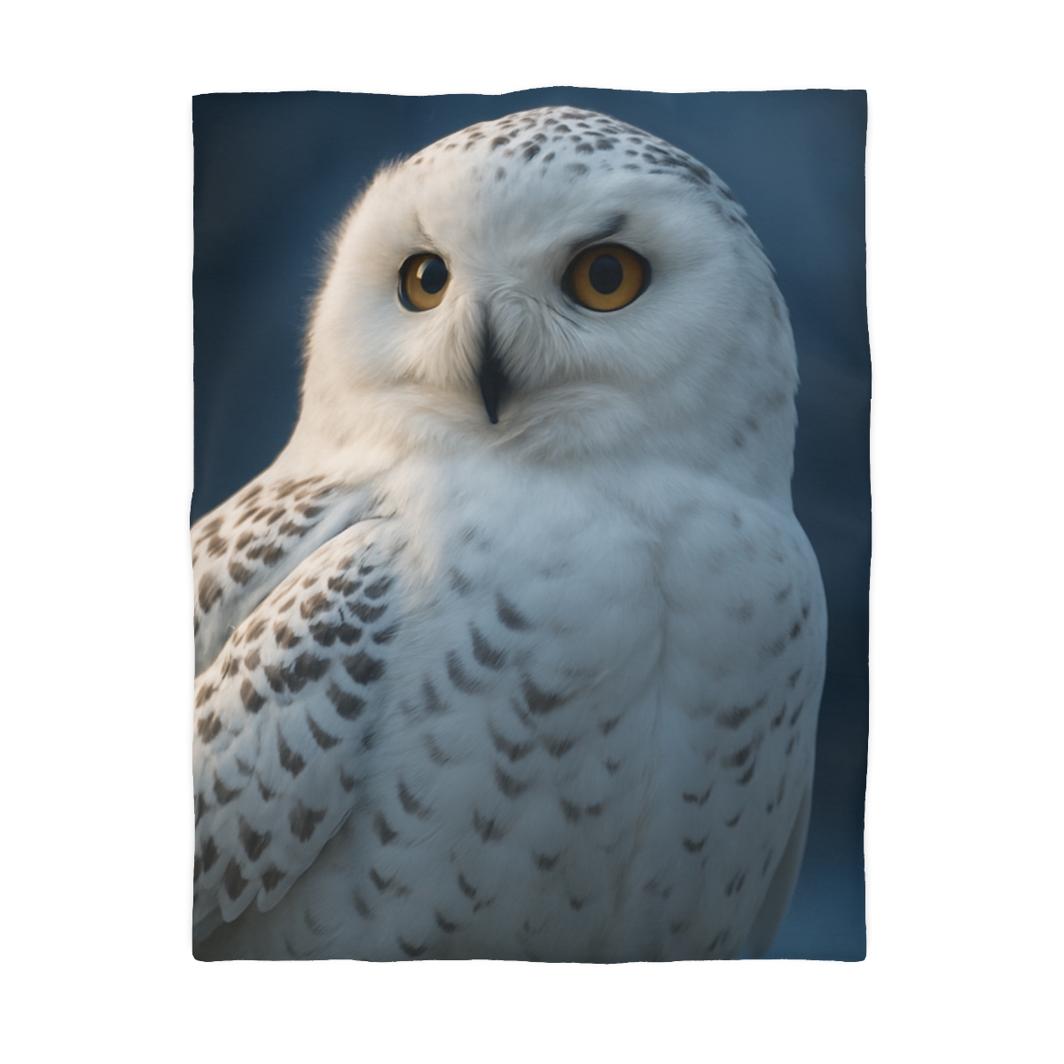 Midnight Watch Snowy Owl personalized bedding duvets