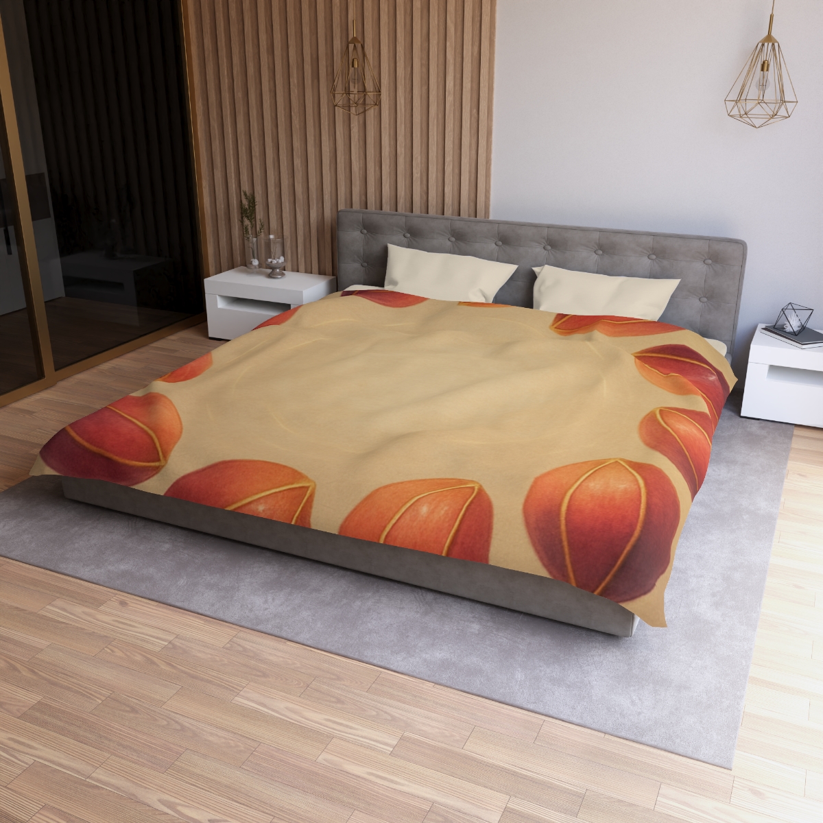 Cosmic Seed Pod Halo custom duvets