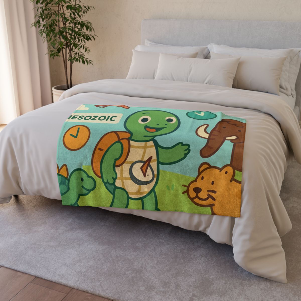 Time-Traveling Tortoise warm winter blankets