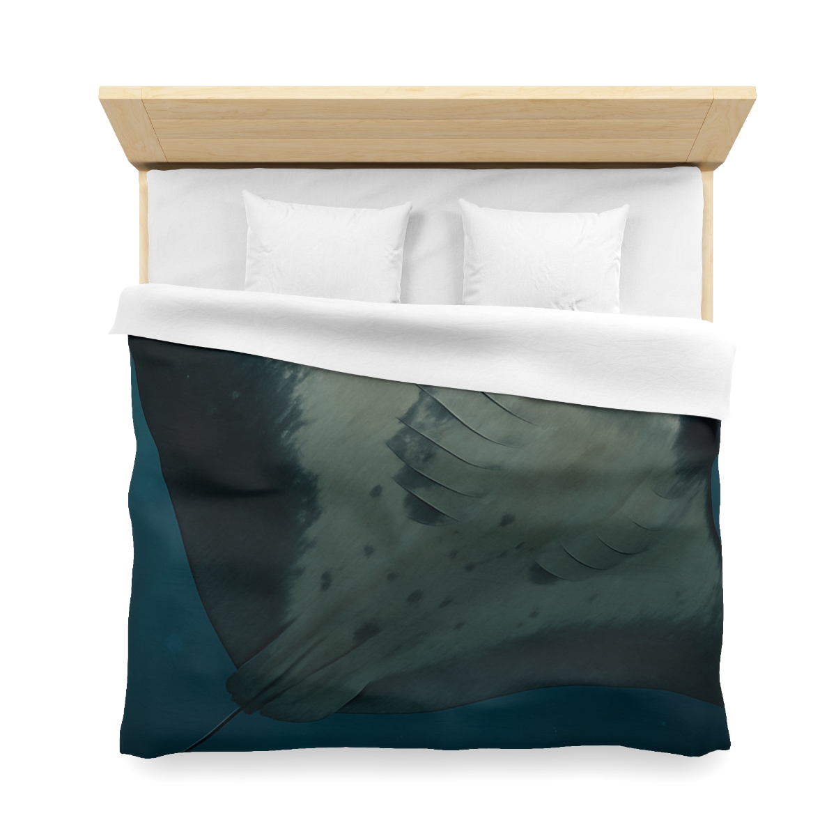 Blue Halo Giant Manta Ray trendy bedroom duvets