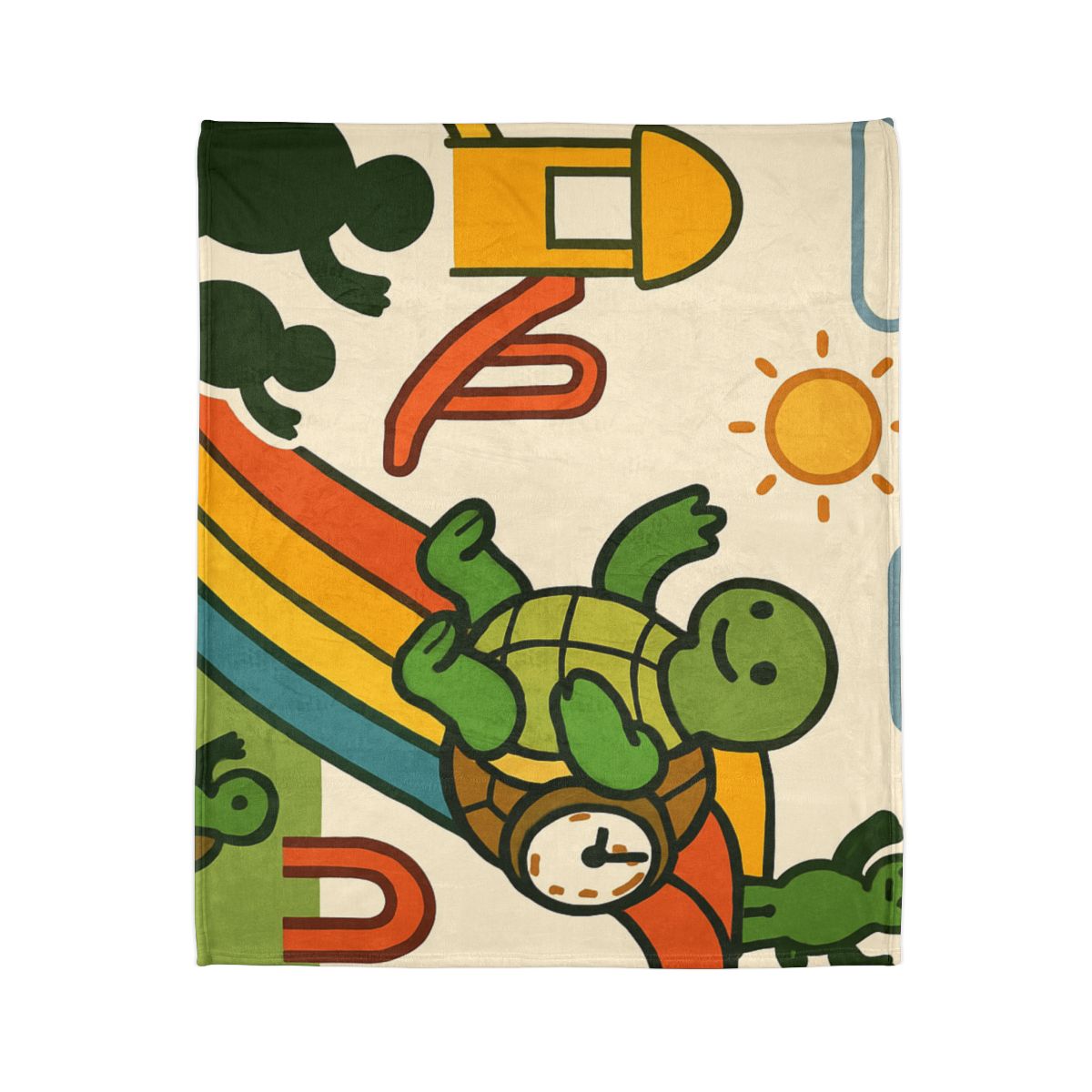 Time Traveling Tortoise Playground custom blankets