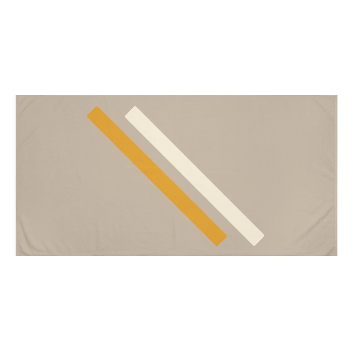 Diagonal Bar Alignment designer printed towels
