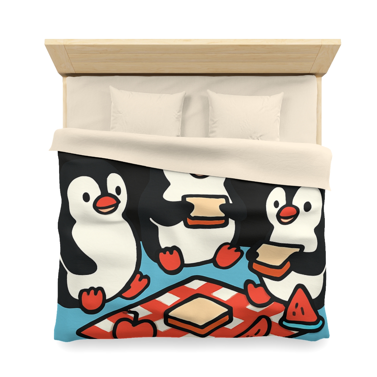 Planet Picnic Penguins soft comforter duvets
