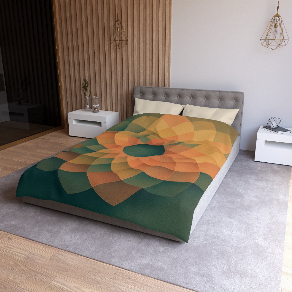 Petal Clockwork Overlay soft comforter duvets