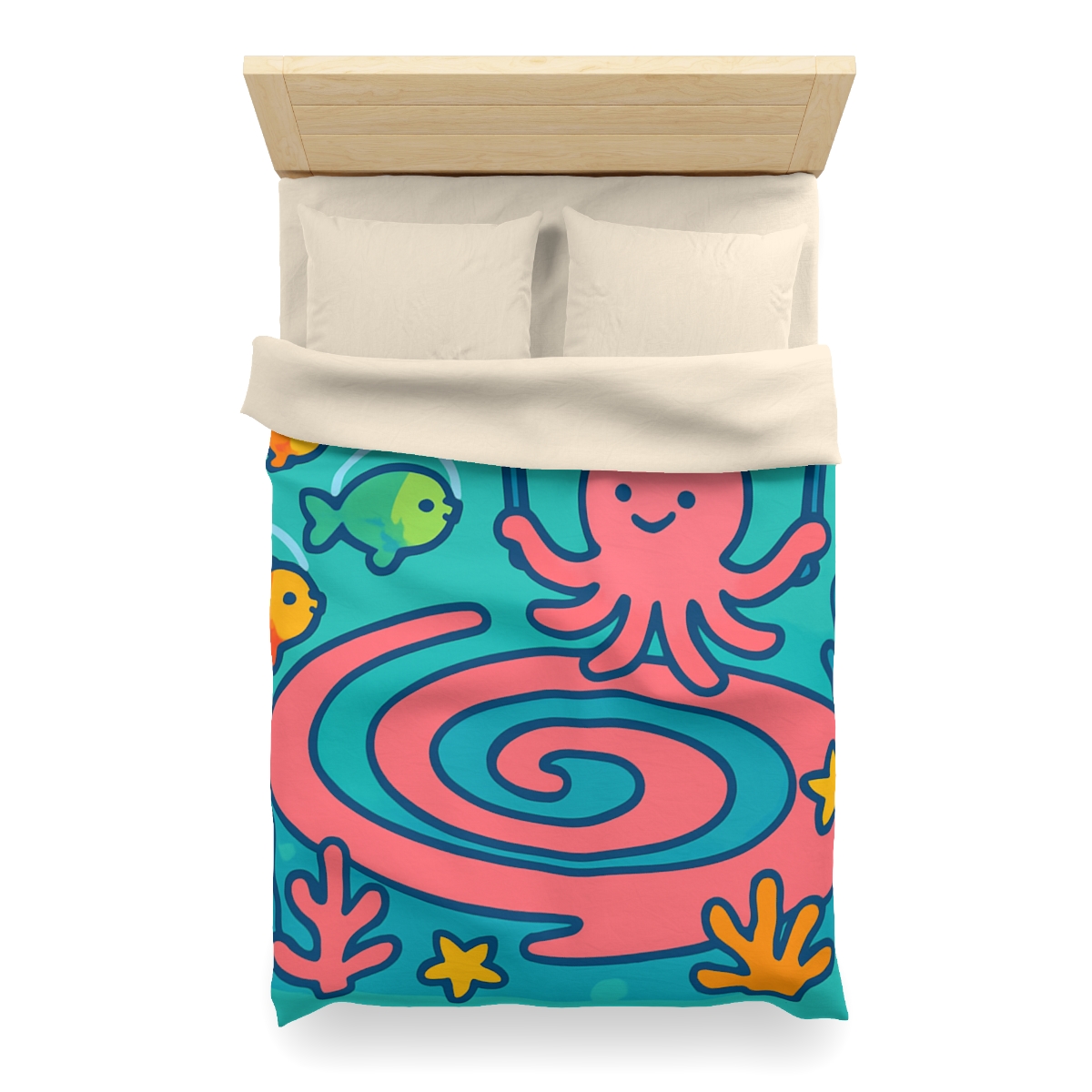 Rainbow Reef Planet Parade warm winter duvets