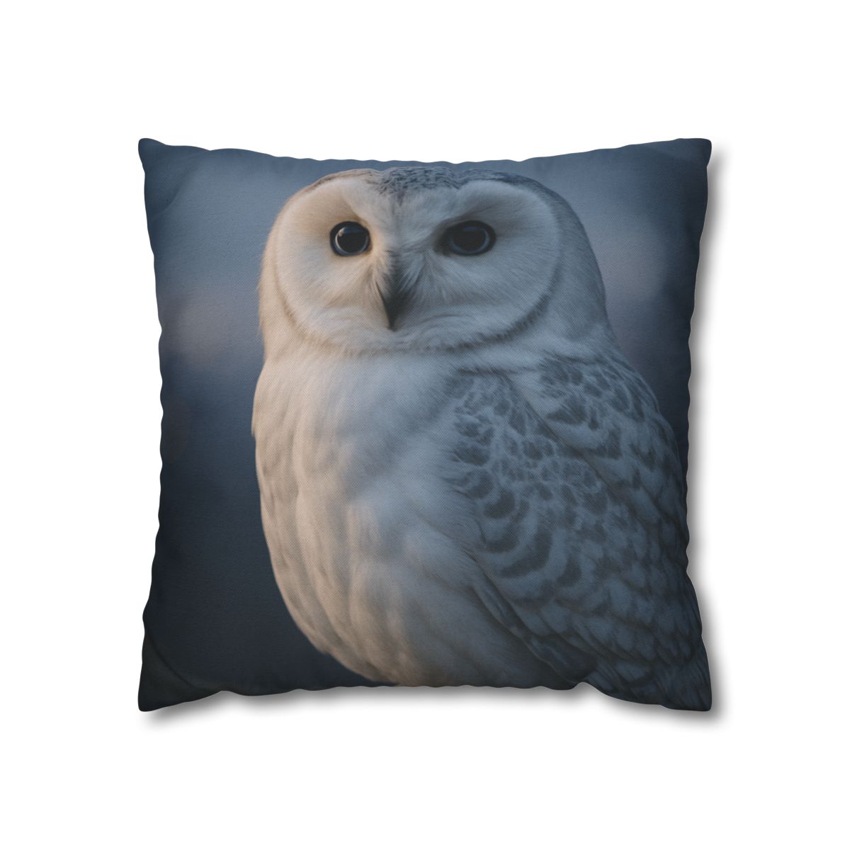 Twilight Watcher Snowy Owl personalized pillow covers