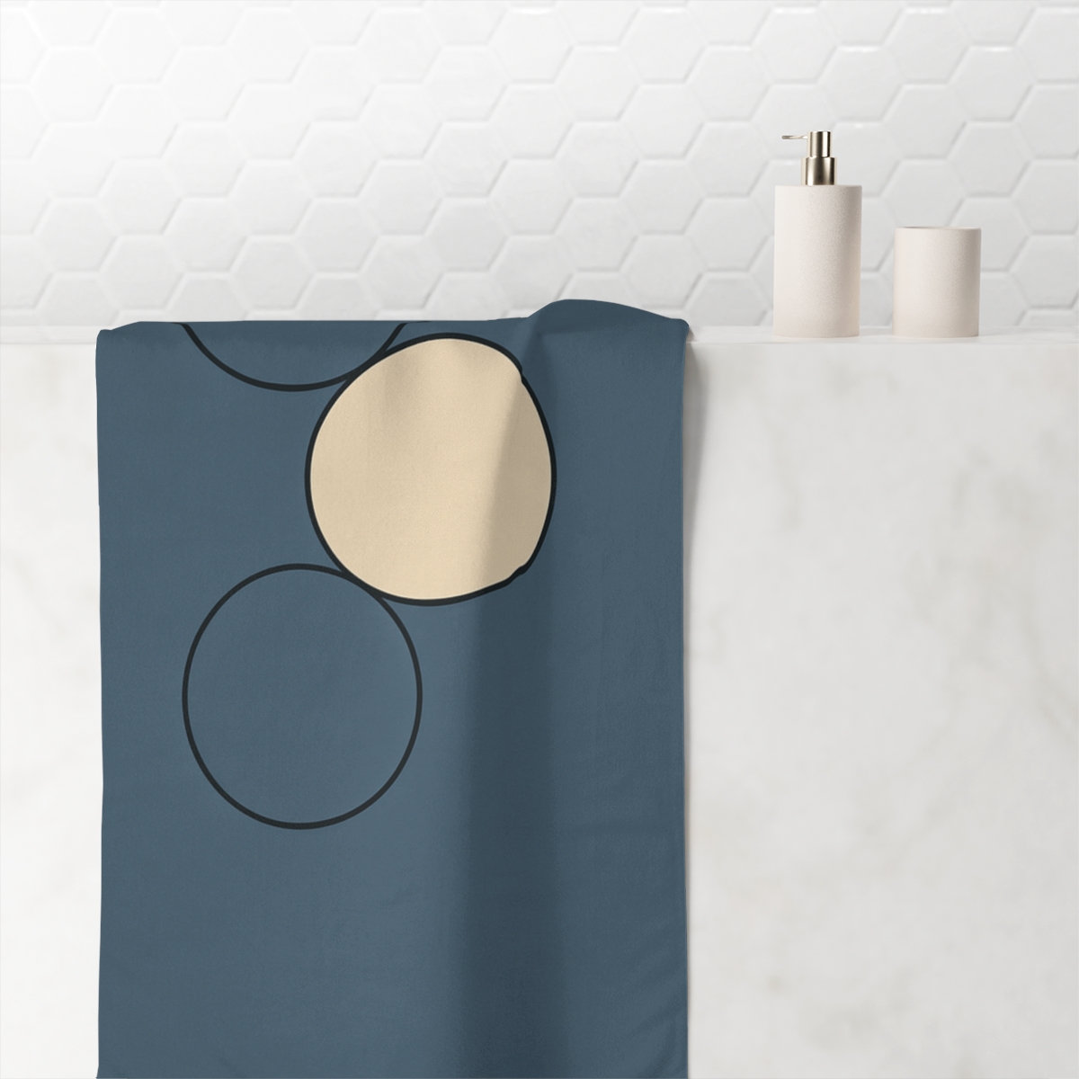 Trio Circles Harmony comfortable face towels