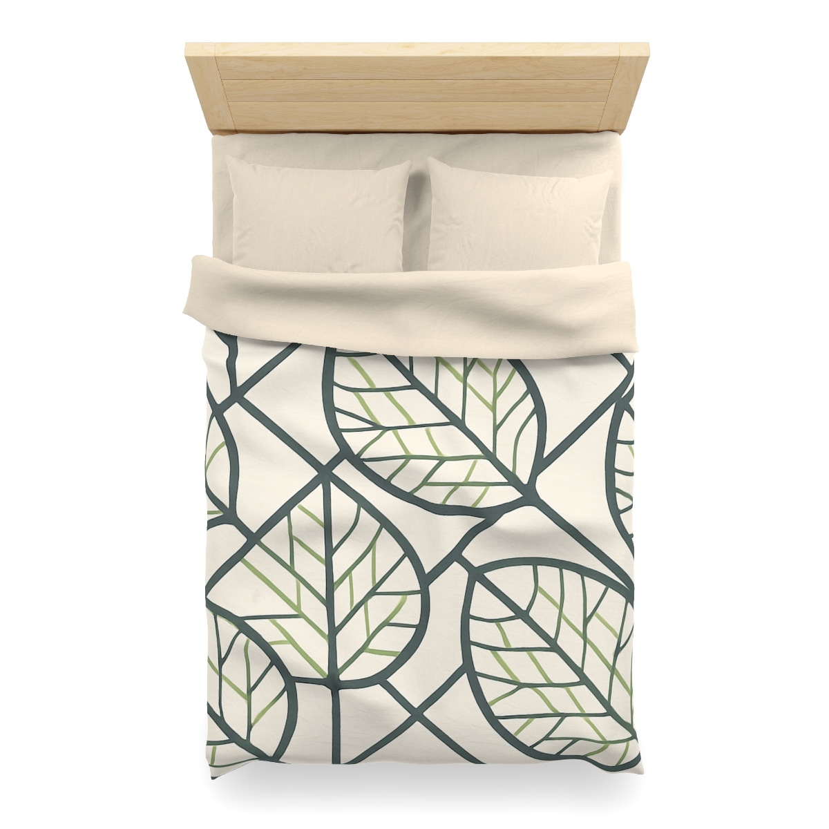 Venation Circuit Grid custom duvets