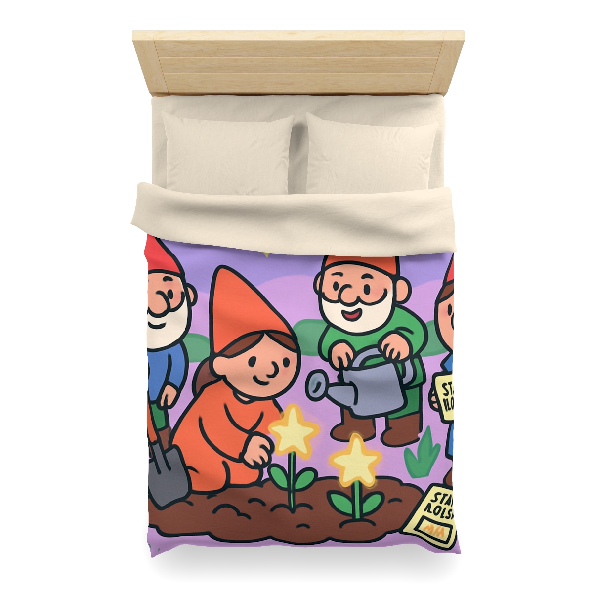 Galactic Garden Gnomes duvets for gifts