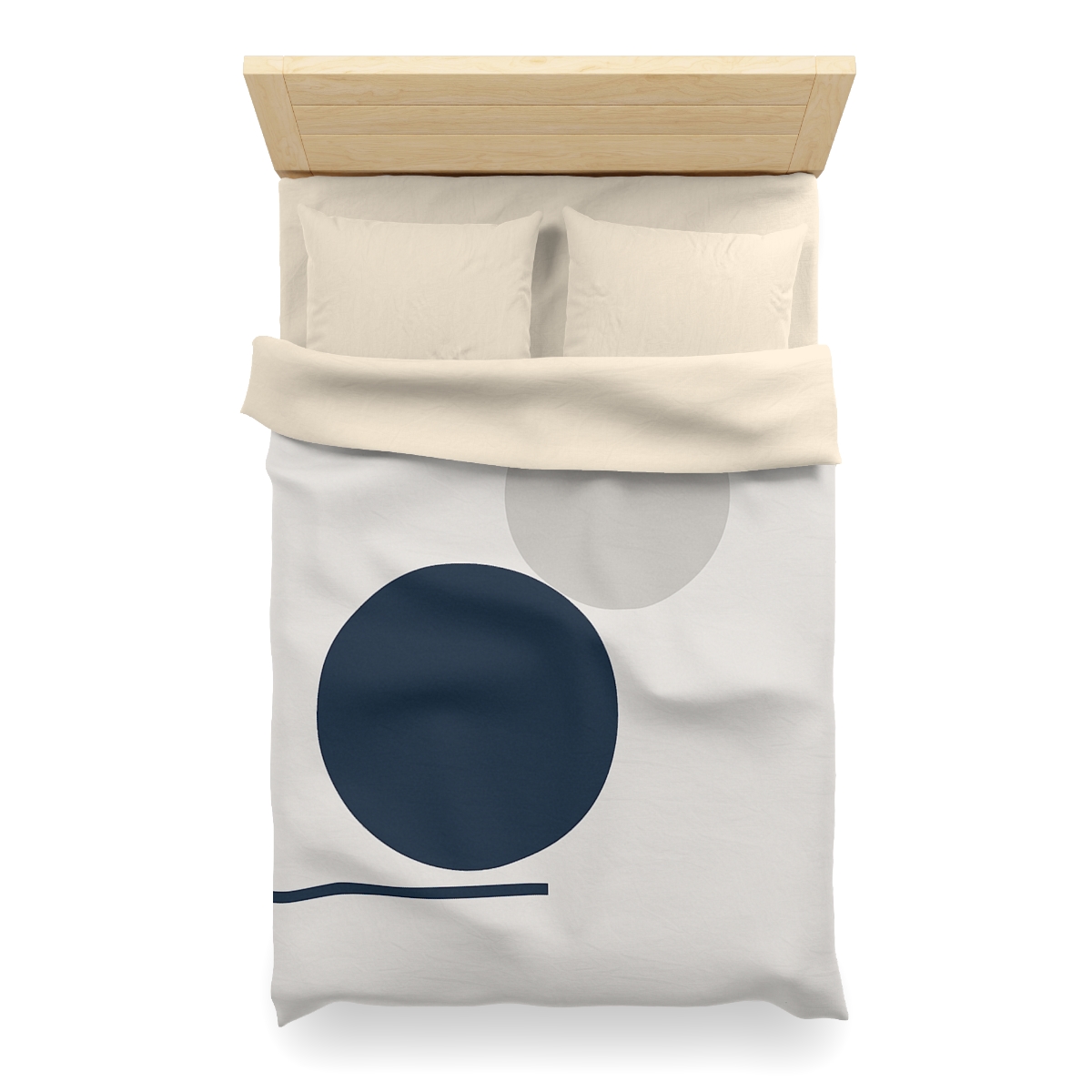 Three Orbiting Forms personalized bedding duvets