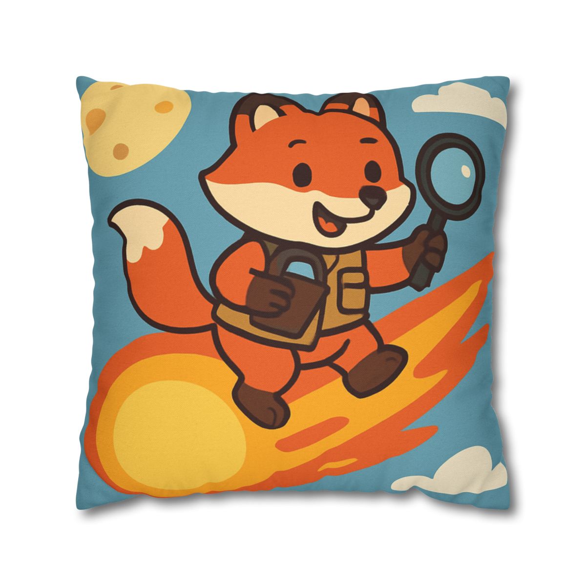 Comet Fox Explorer soft cotton pillow cases