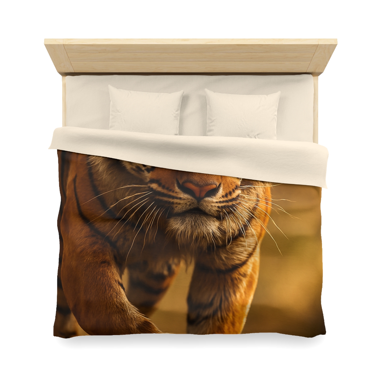 Crimson Stride Tiger duvets for gifts