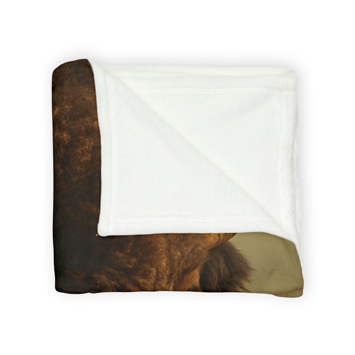 Thunder Stillness American Bison soft fleece blankets