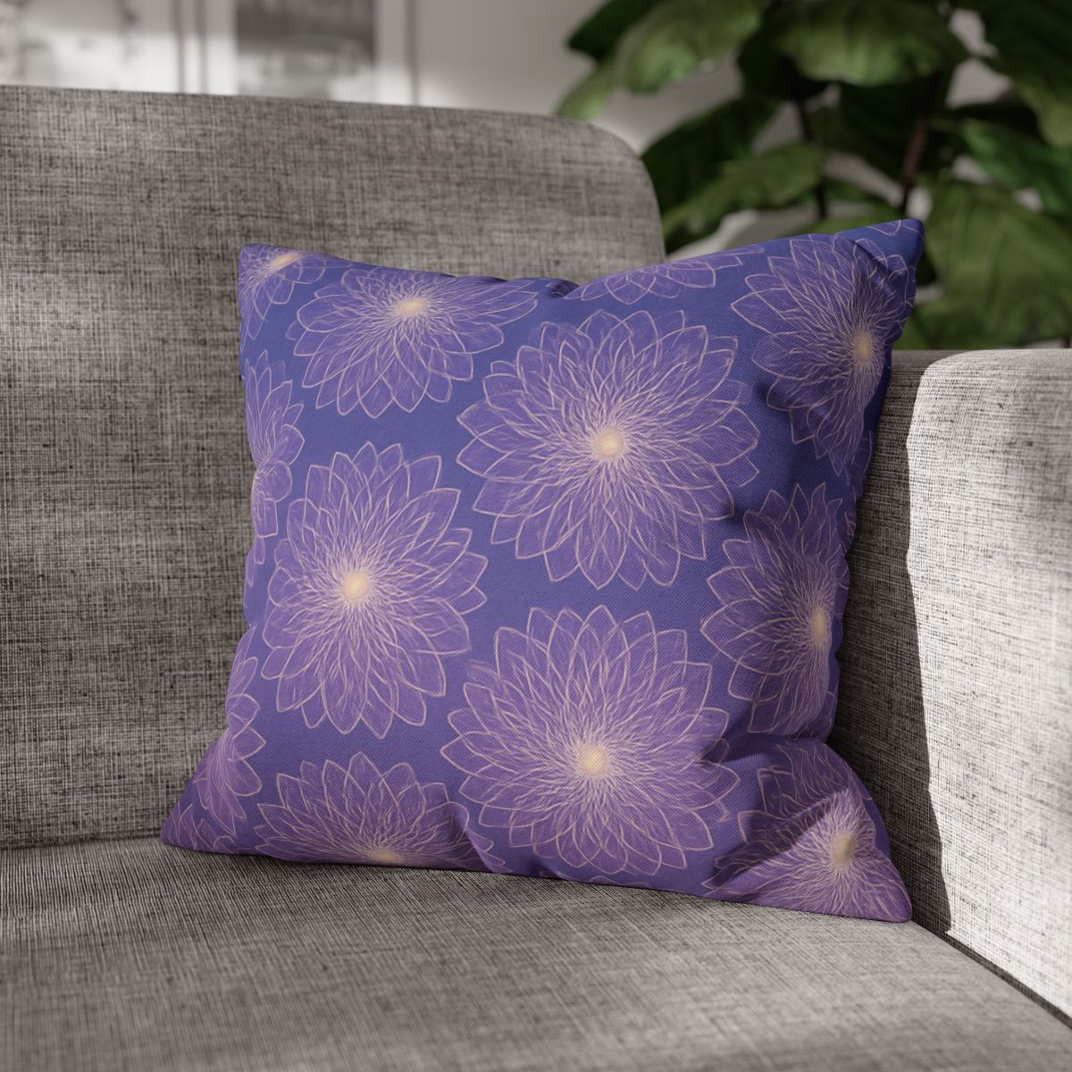 Cosmic Blossom Lattice designer print pillow cases