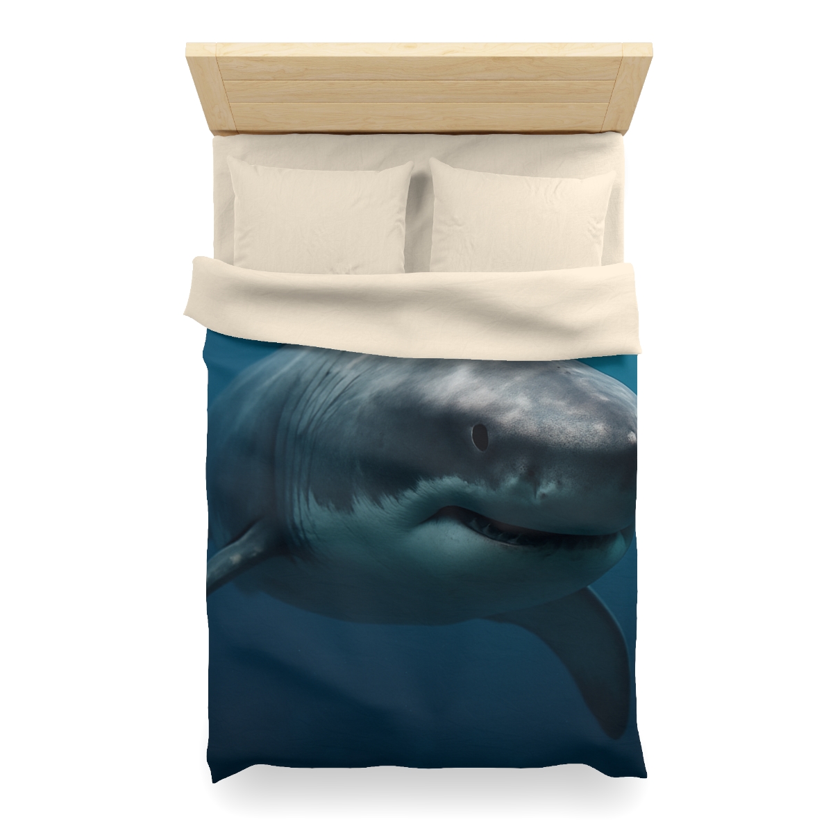 Silent Hunter Great White Shark stylish duvet covers
