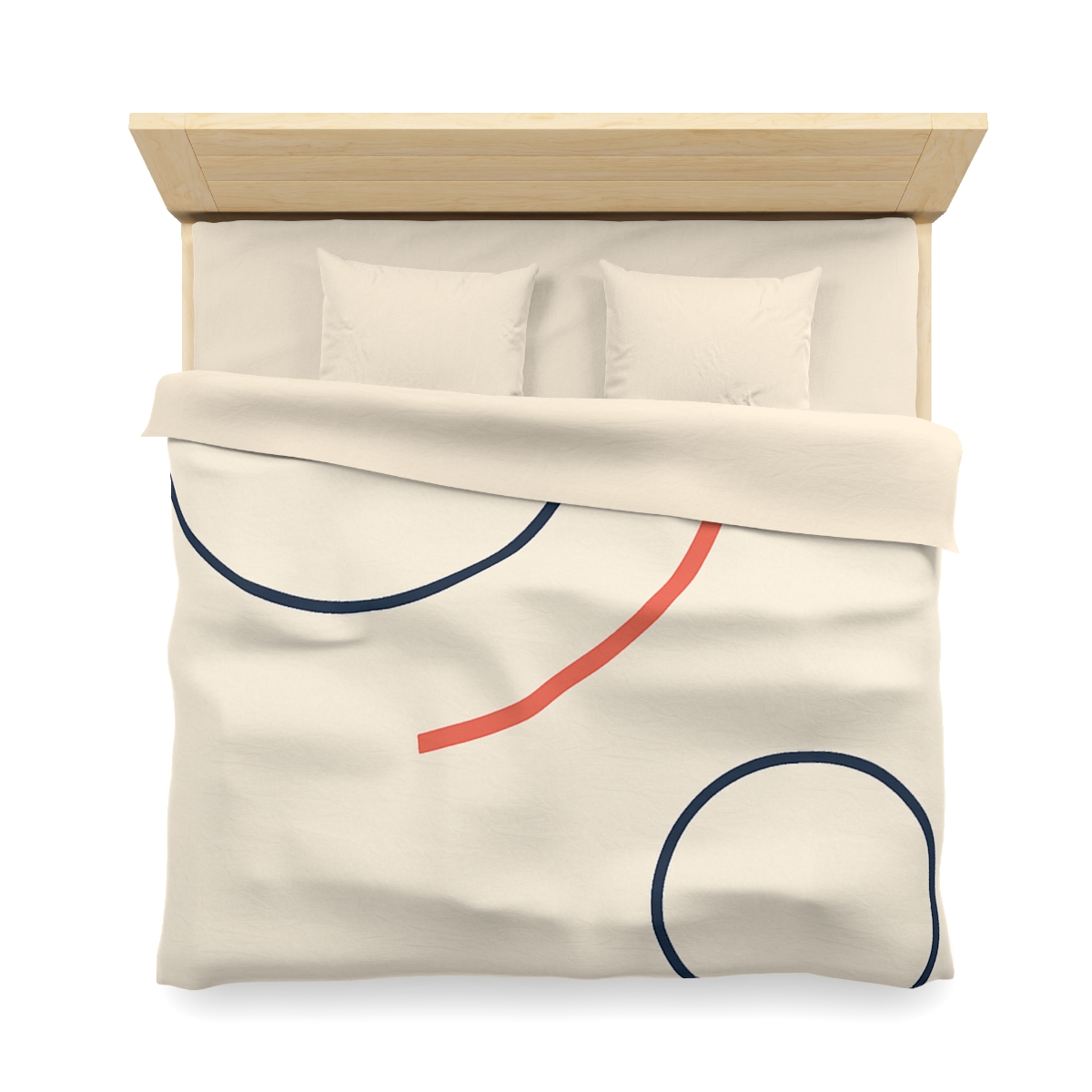 Orbit Gap Circle Pair unique patterned duvets