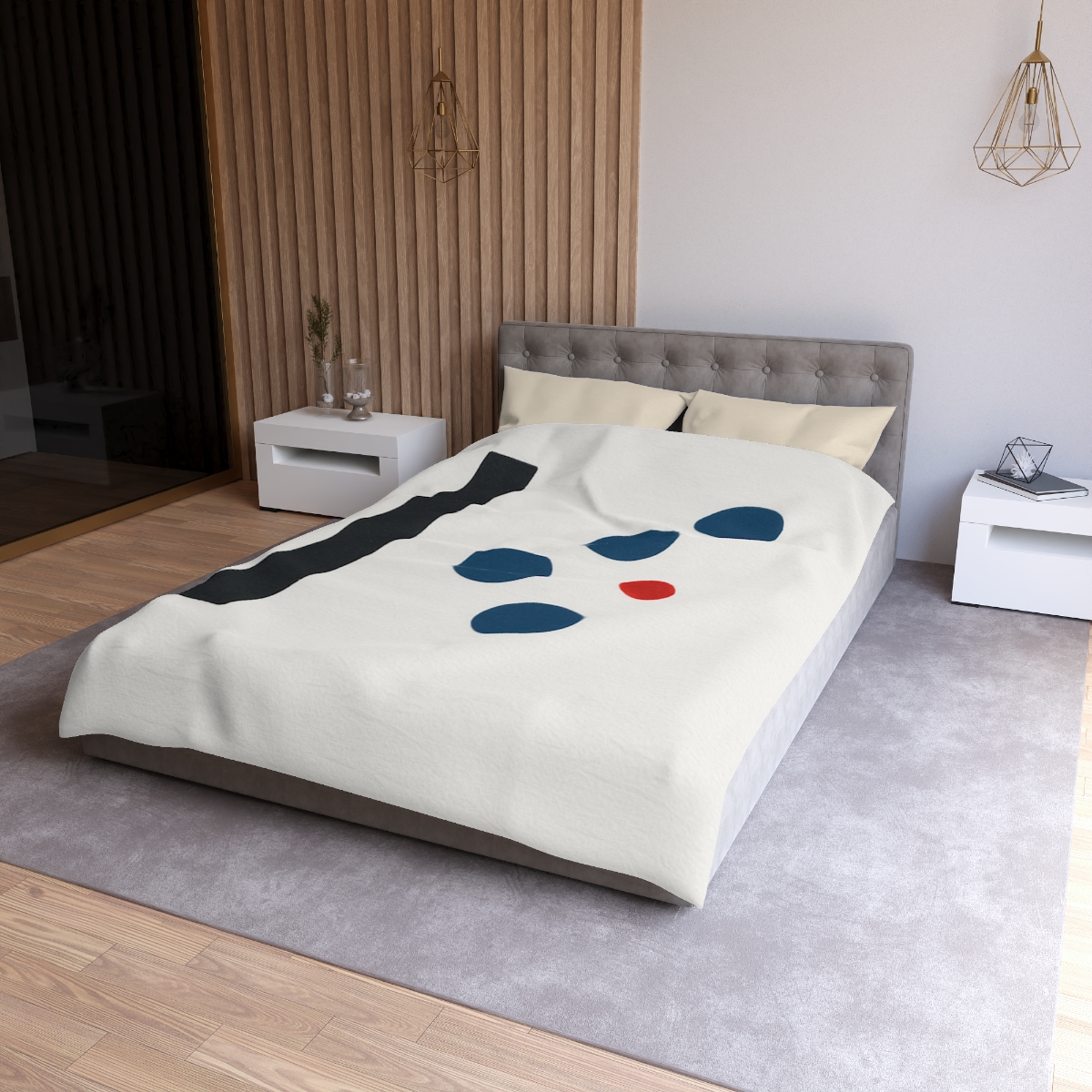 Staggered Dots With Leaning Slab stylish duvet covers