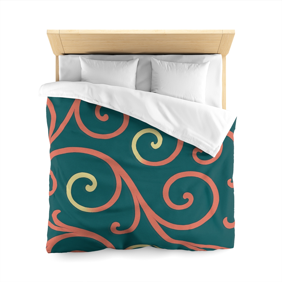 Curling Tendril Wave duvets for gifts