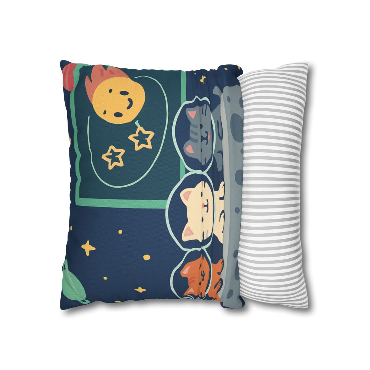 Comet Classroom For Curious Kittens personalized pillow covers