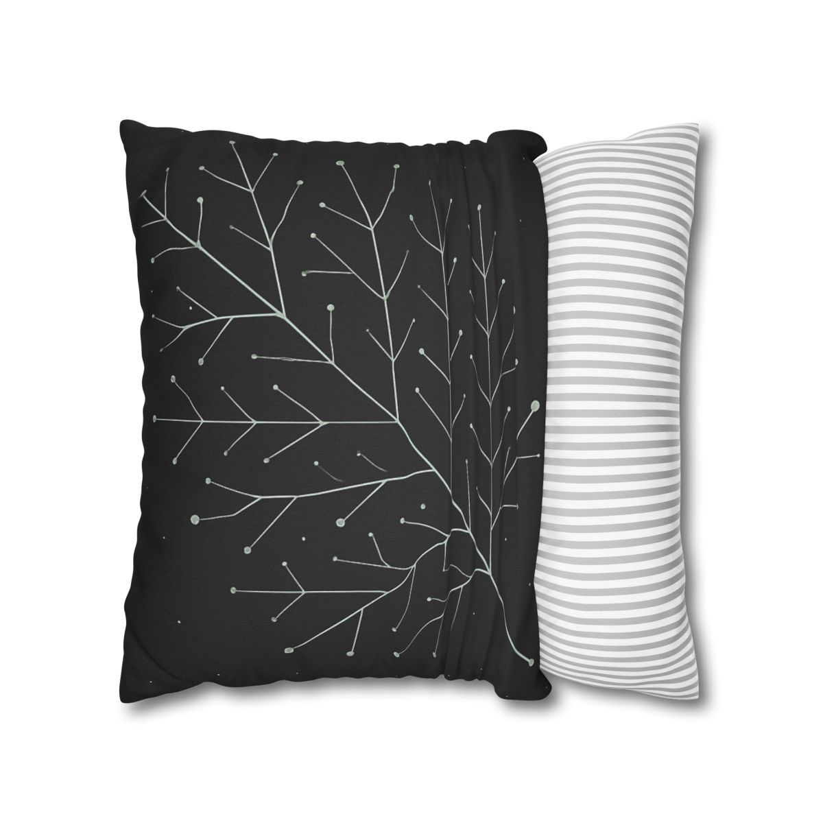 Leaf Vein Constellation Map custom pillow cases