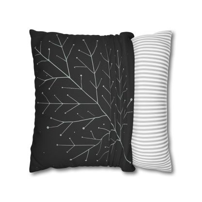 Leaf Vein Constellation Map custom pillow cases