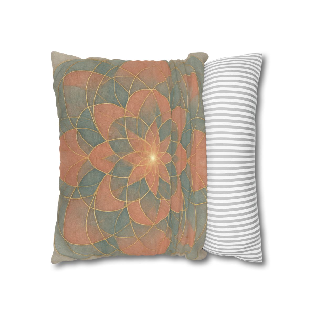 Petal Orbit Lattice soft cotton pillow cases