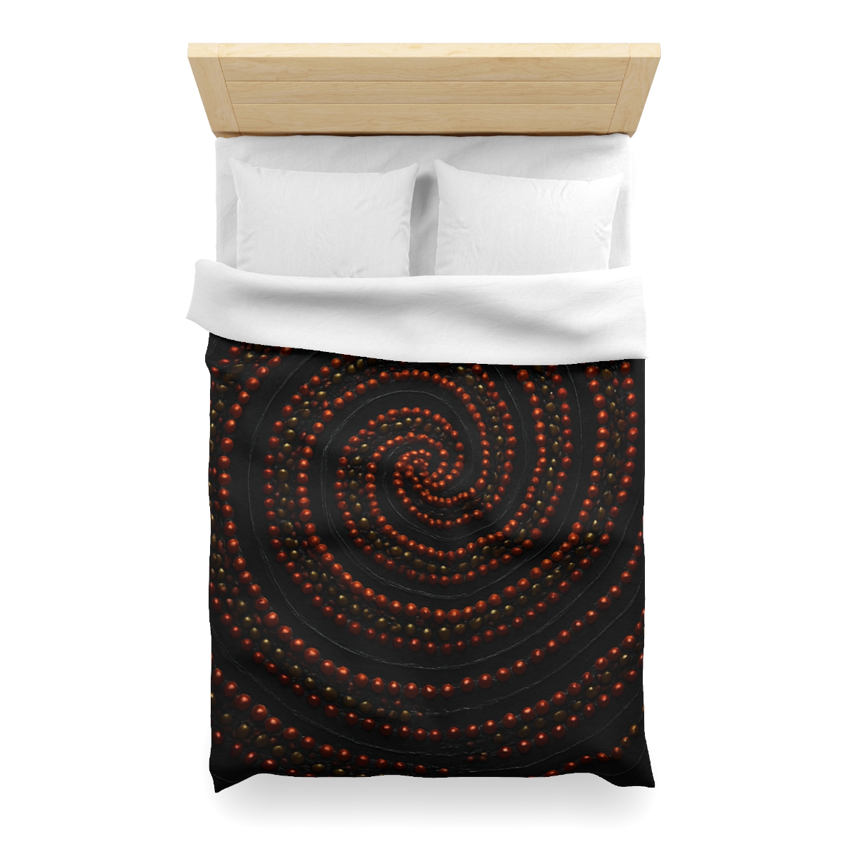 Spiral Seed Orbit custom duvets