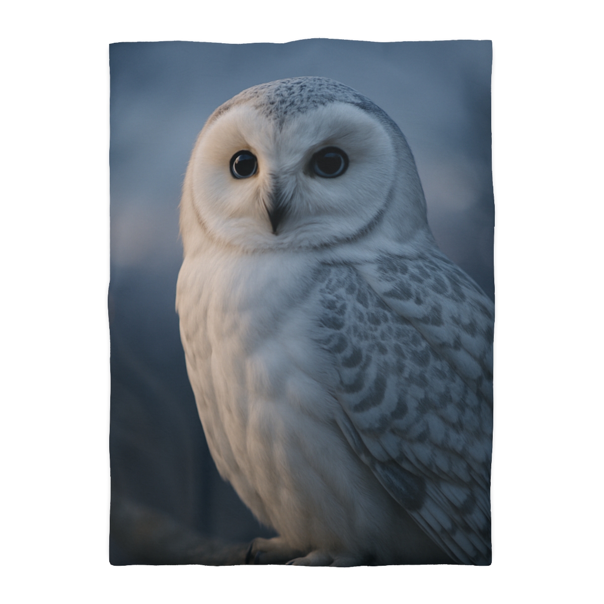 Twilight Watcher Snowy Owl personalized bedding duvets