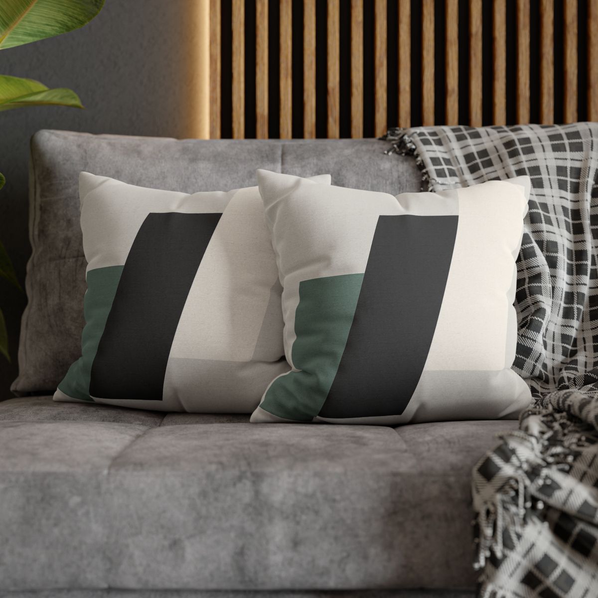 Triad Of Floating Panels trendy patterned pillow cases