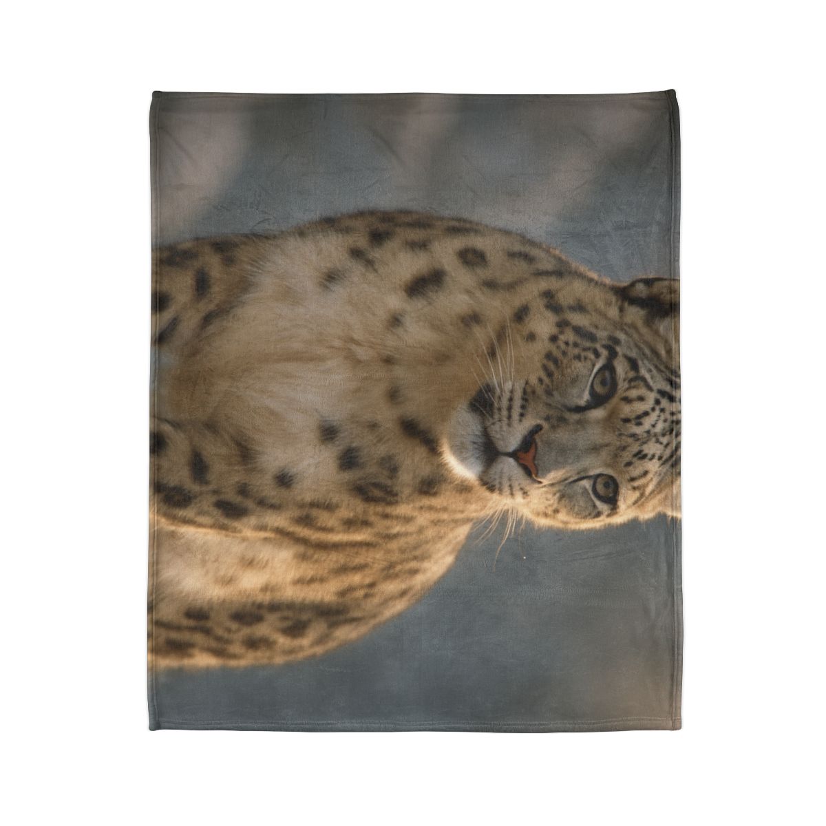 Cloud Crest Snow Leopard decorative home blankets