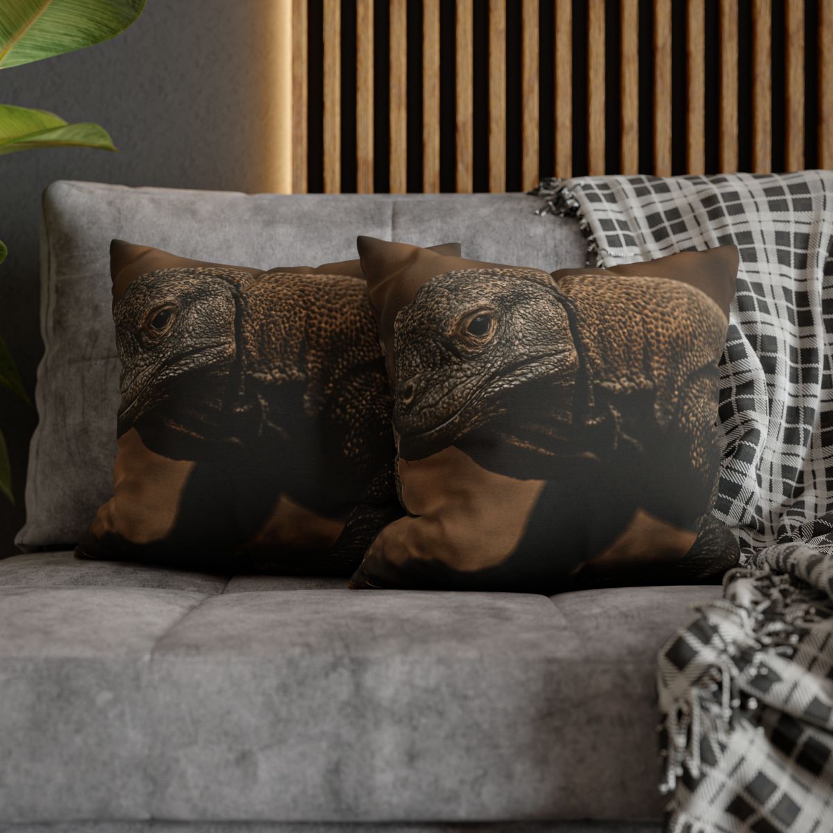 Ancient Sentinel Komodo Dragon stylish decorative pillowcases