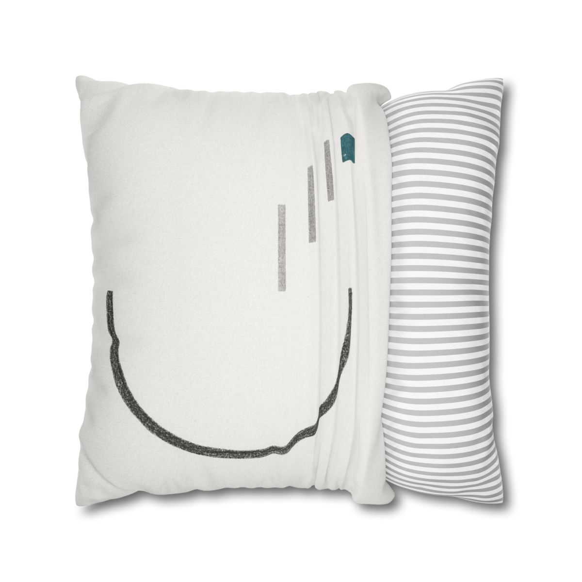 Split Ring And Stepped Line personalized pillow covers