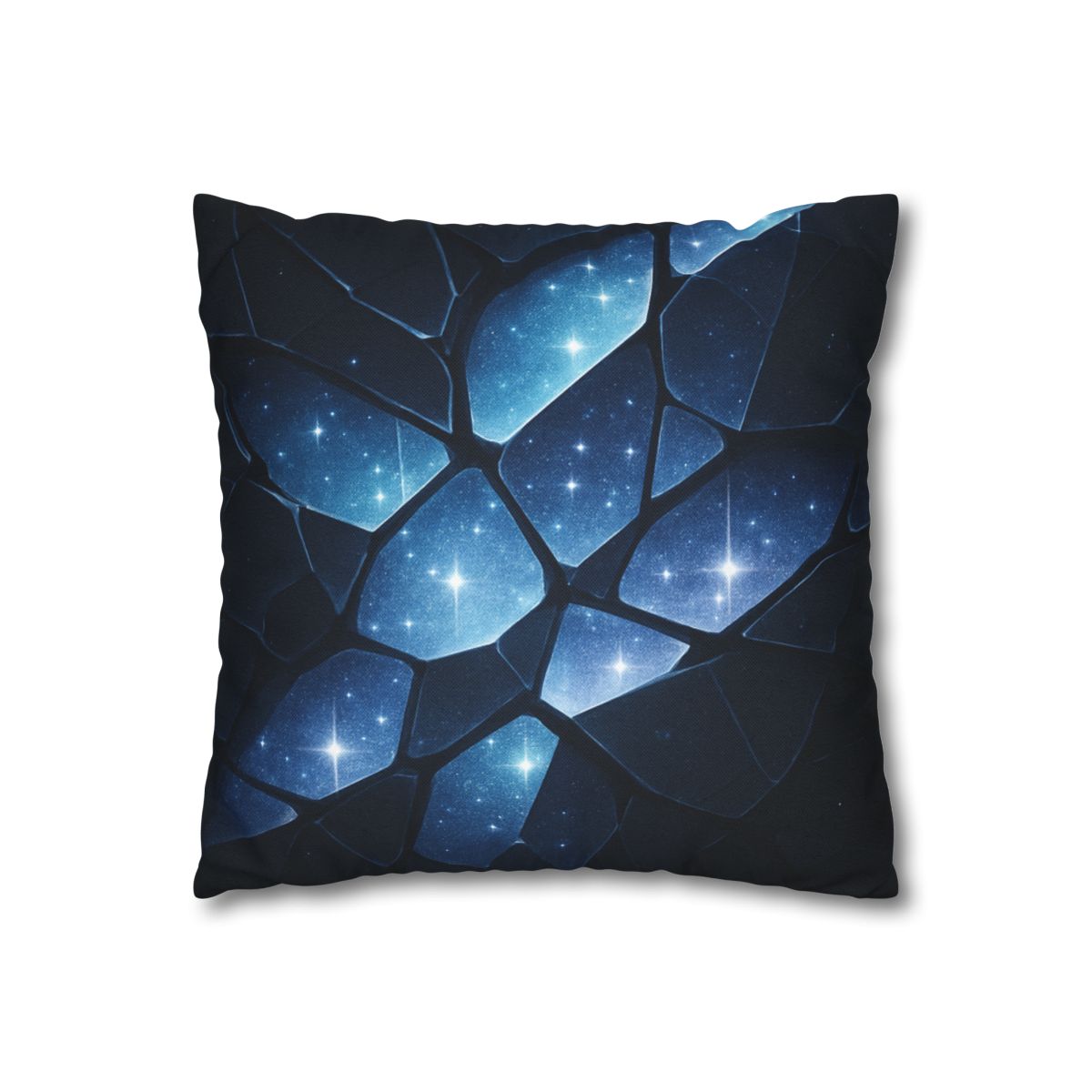 Starlit Fracture Mosaic personalized pillow covers