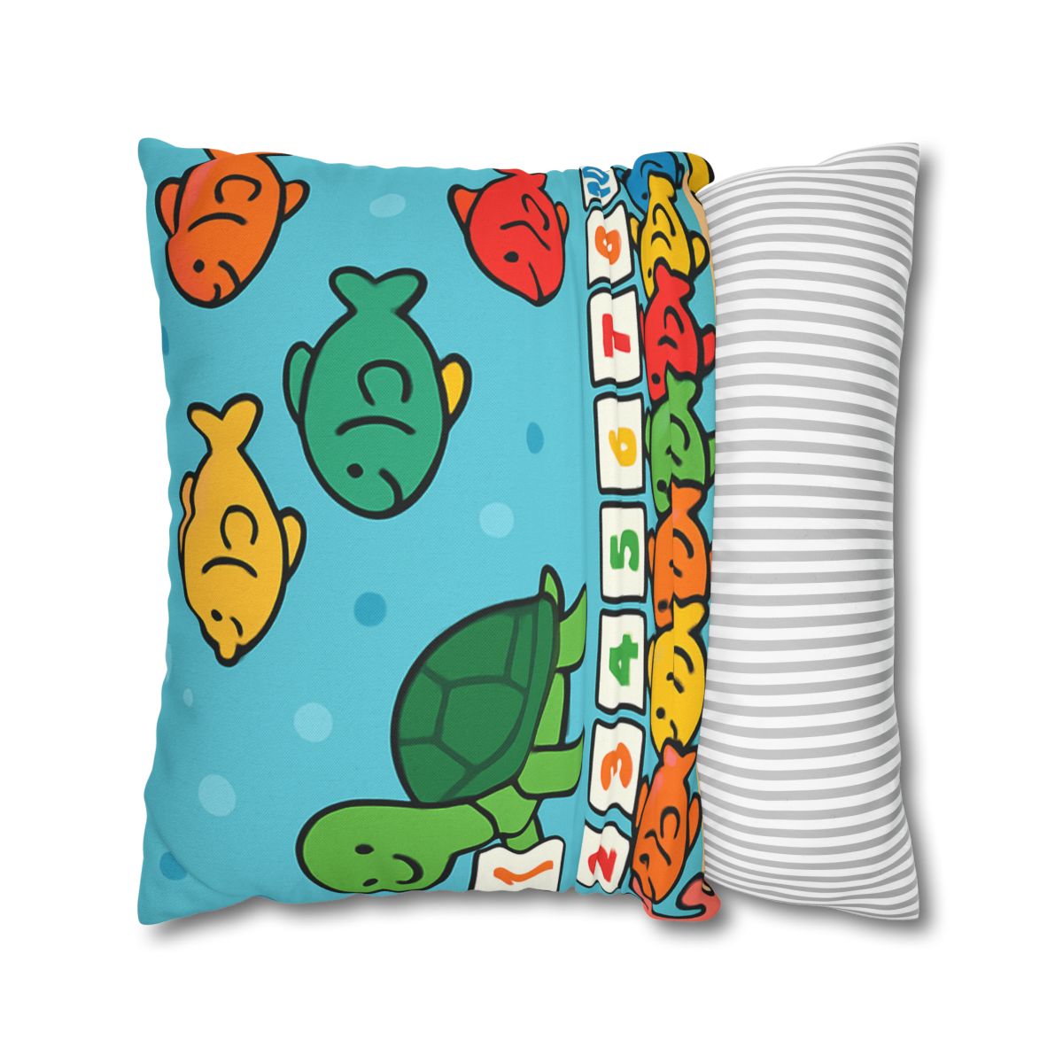 Coral Reef Number Parade personalized pillow covers