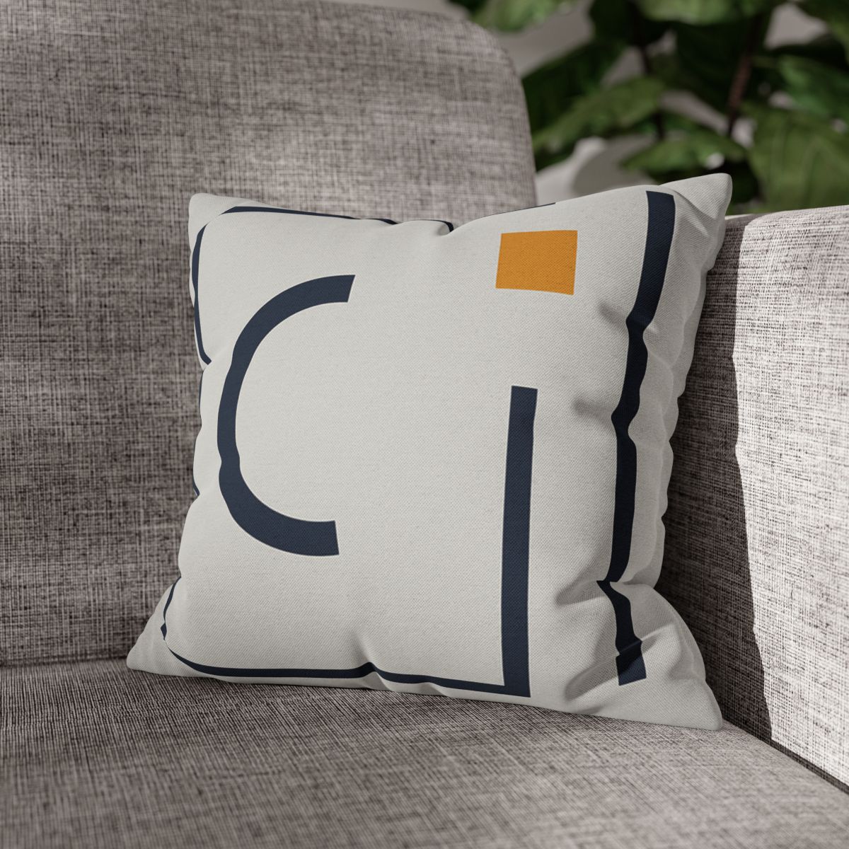 Broken Frame With Floating Arc trendy patterned pillow cases