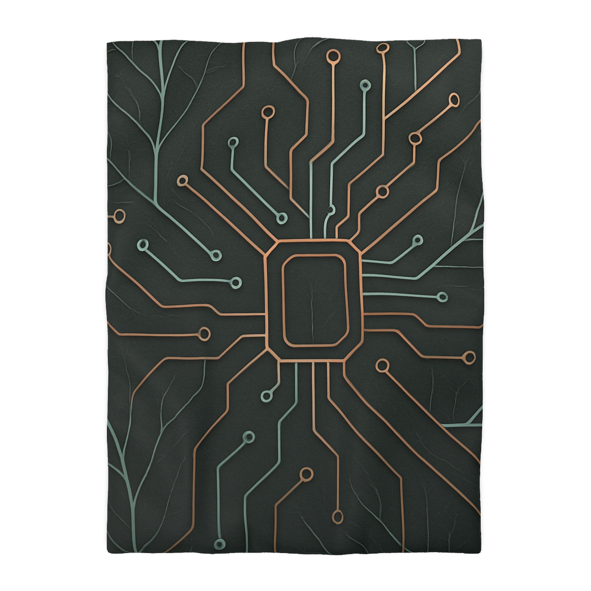 Leaf Vein Circuitry unique patterned duvets