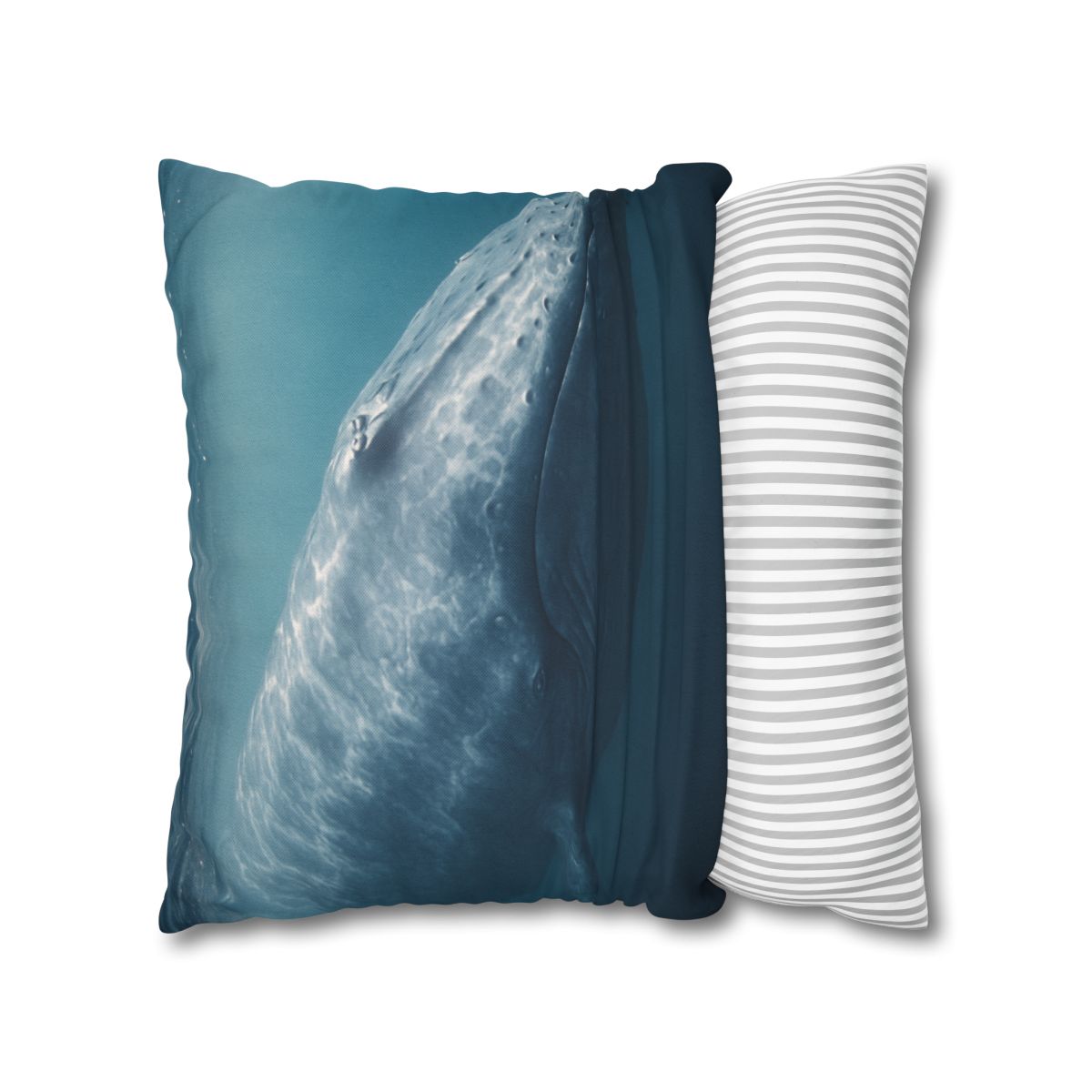 Ocean Song Blue Whale comfortable bedding pillow covers