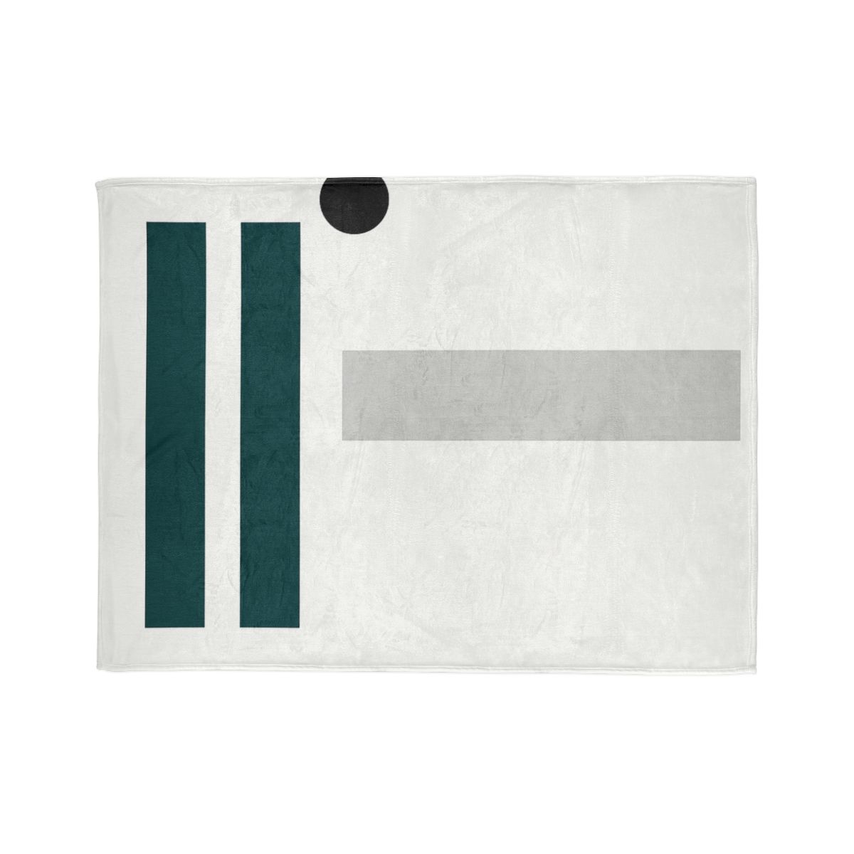 Silent Transit Rectangles designer printed blankets