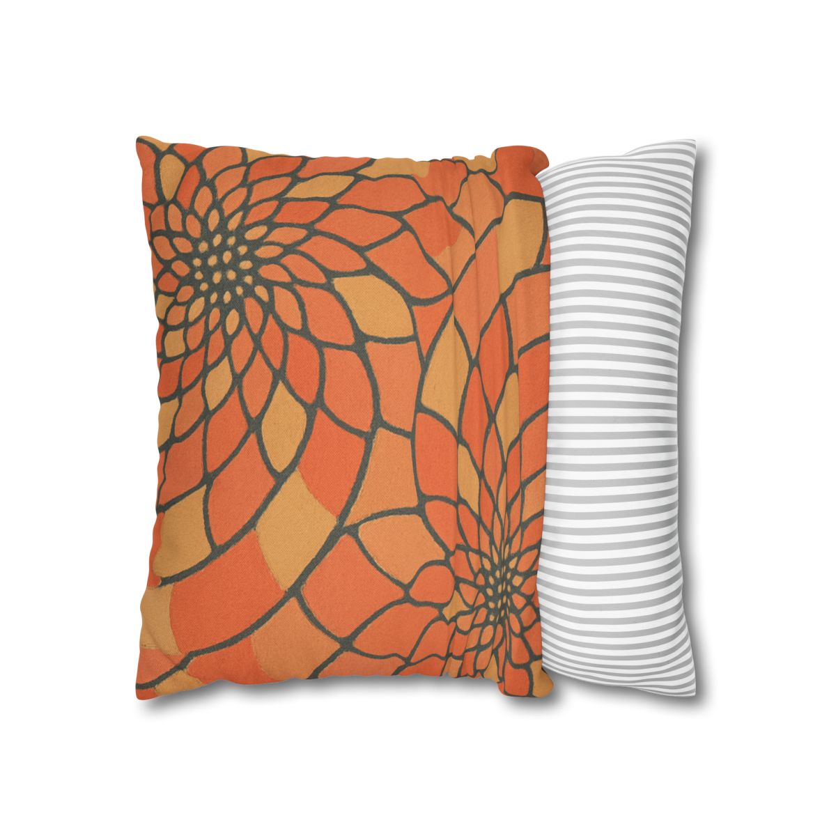 Petal Spiral Matrix designer print pillow cases