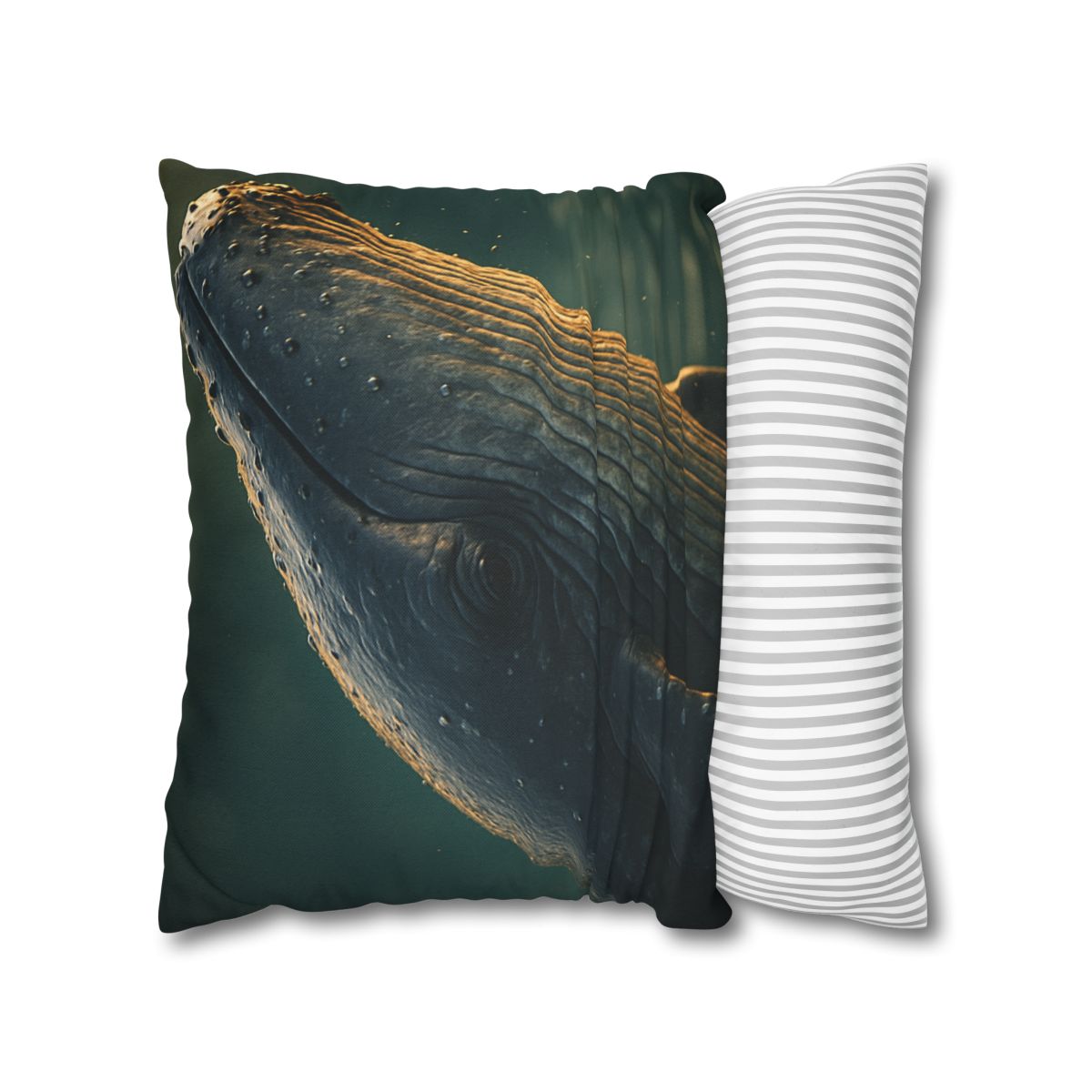 Silver Surge Humpback Whale soft cotton pillow cases
