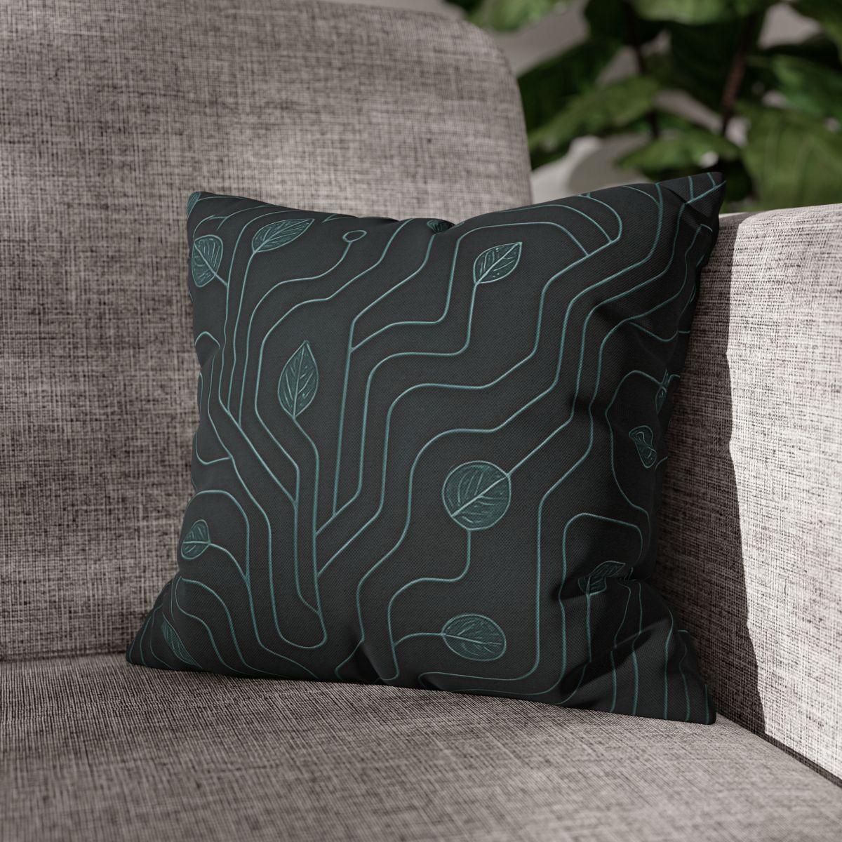 Vine Circuit Filigree stylish decorative pillowcases
