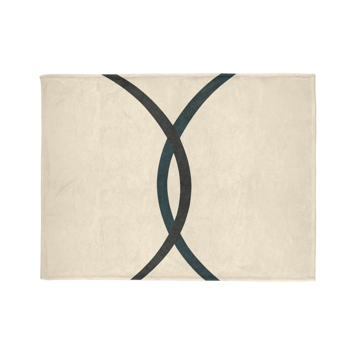 Intersecting Arc Duo Balanced stylish throw blankets