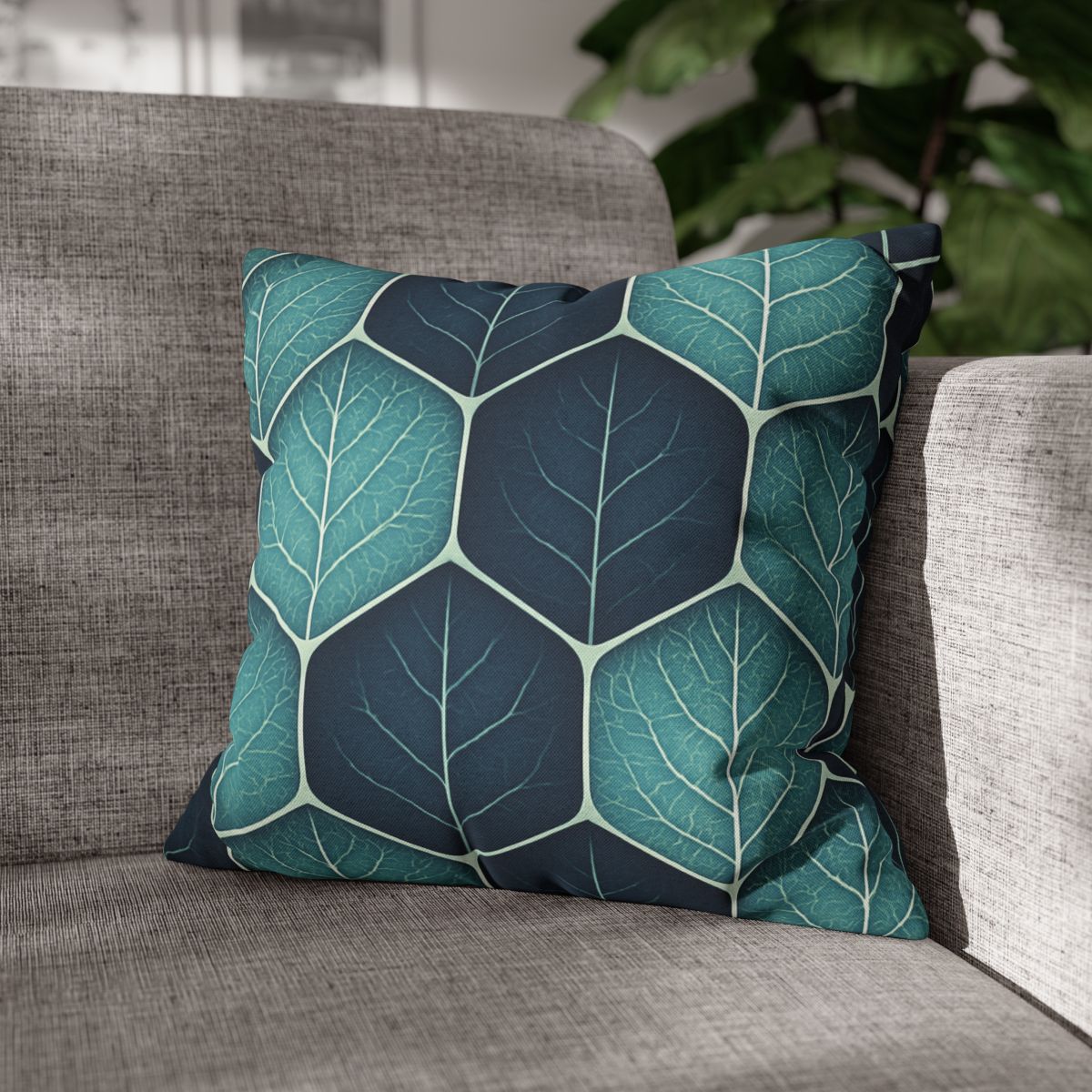 Leaf Lattice Radiance trendy patterned pillow cases